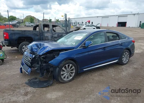 2016 Hyundai Sonata Sport from USA, damaged, VIN 5NPE34AF9GH429643